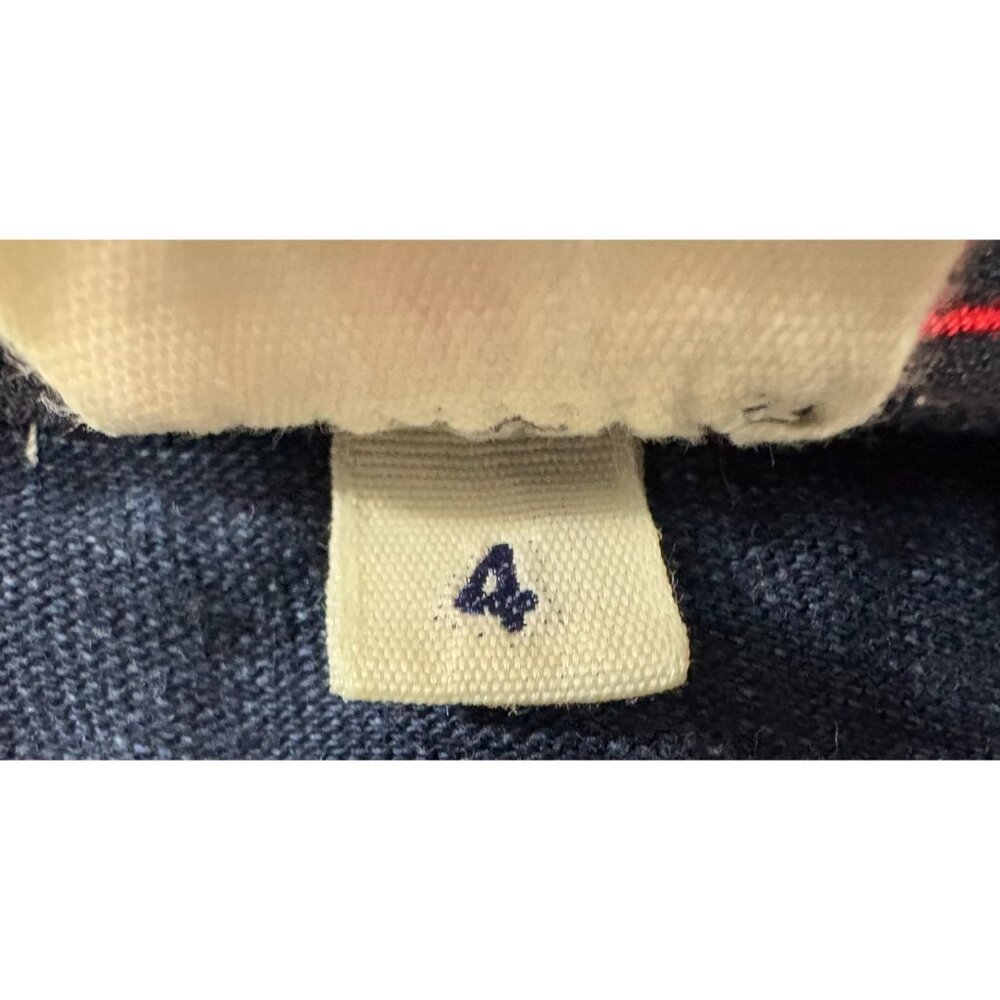 45Rpm studio cotton Short Sleeve T-Shirt sz 4 US M color Indigo Dark Blue Japan - Picture 3 of 8